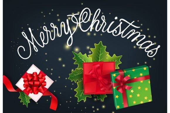 Download Merry Christmas Festive Card Design. Gif - Christmas Collection