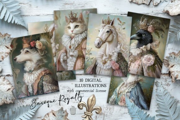 Download Baroque Royalty Animal Portrait Images - Baroque Collection