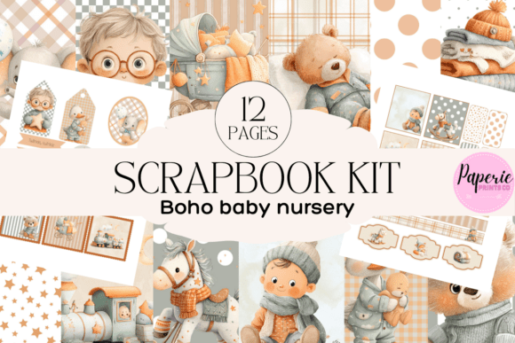 Download Boho Baby Nursery Scrapbook Kit - Scrapbook kit Collection