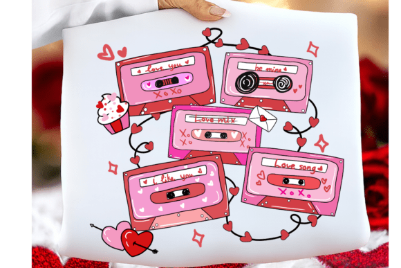 Download Valentine Cassette PNG, Love Mix Tape - Valentine Collection