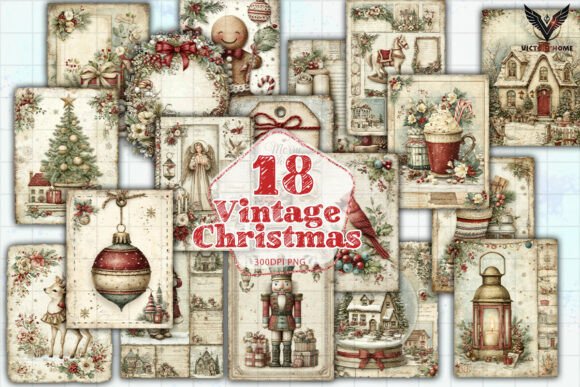Download Vintage Christmas Clipart PNG - Christmas Collection