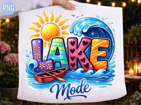 Download Lake Mode Summer Boat Wave Vibrant PNG - Vibrant png Collection