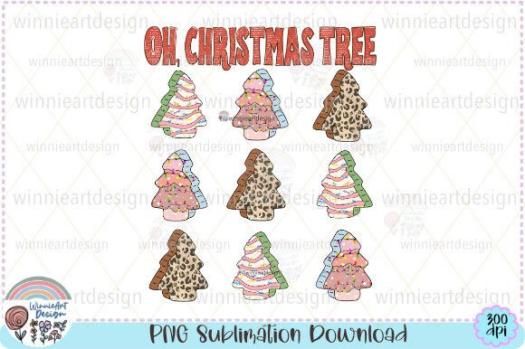 Download Oh Christmas Tree Cakes Retro Holiday - Christmas Collection